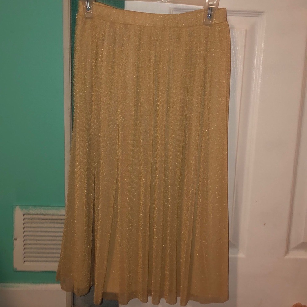 A glittered skirt